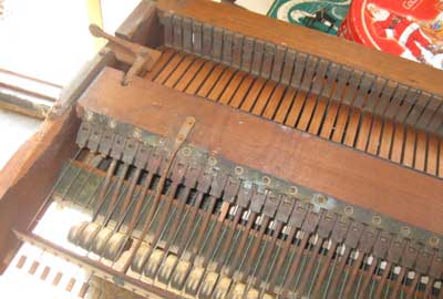 Complete overhaul of rodent damaged Collard and Collard Upright Piano